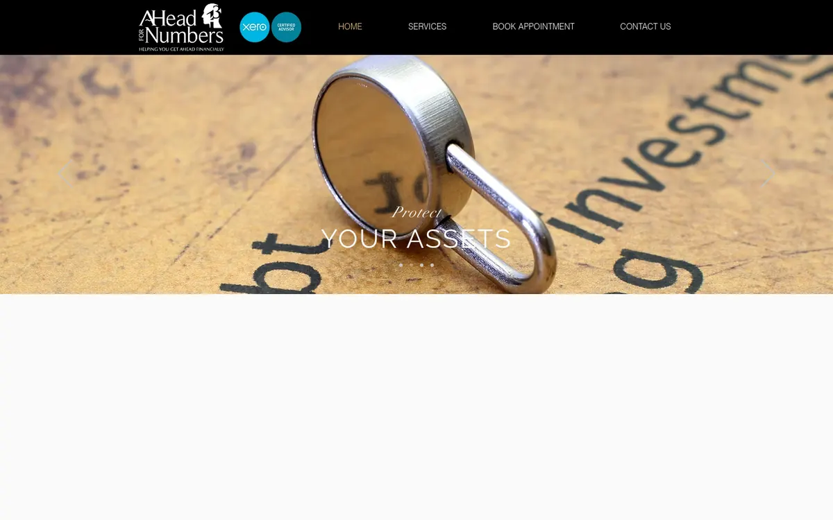 Homepage of A Head for Numbers's website