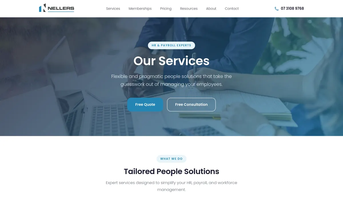 Homepage of Nellers's website