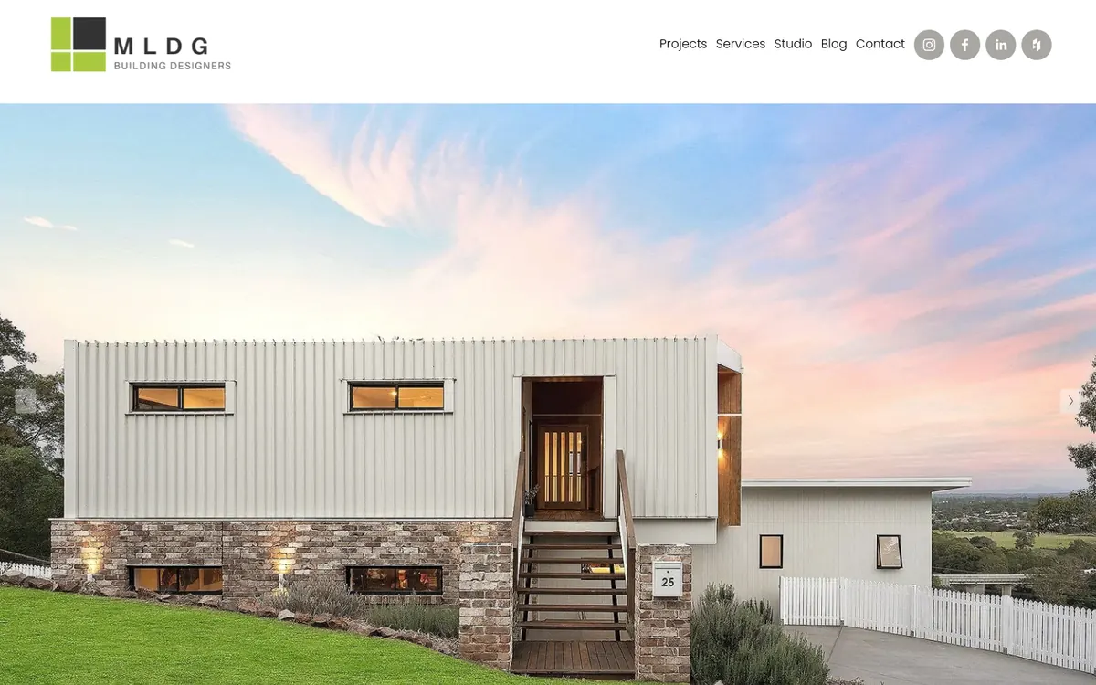 Homepage of MLDG's website